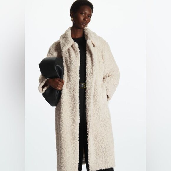 COS Faux Shearling Coat NWT - Picture 3 of 11